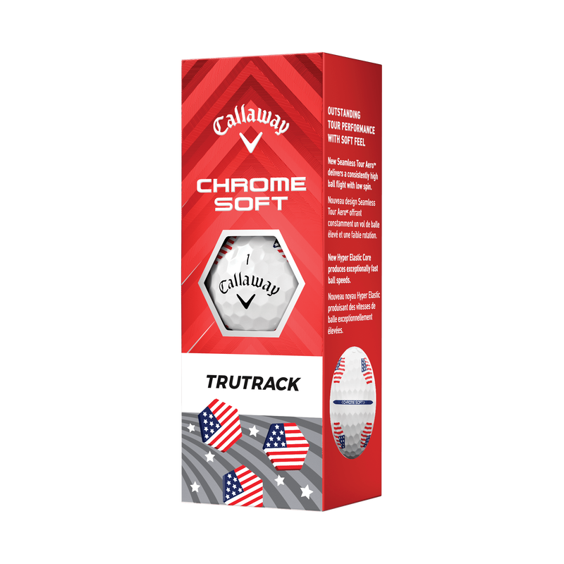 Chrome Soft USA TruTrack Golf Balls - View 5