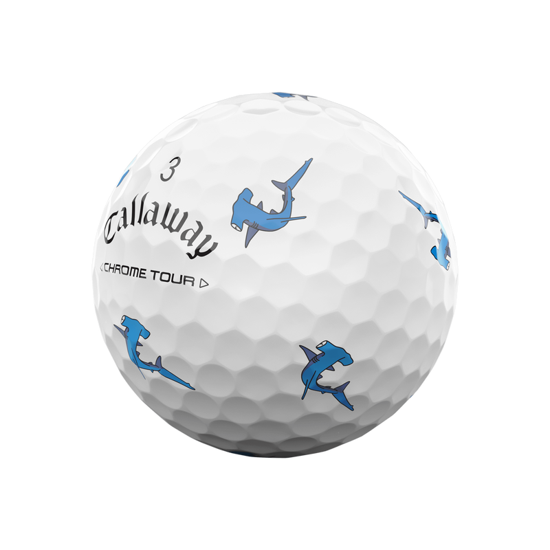 Chrome Tour Sharks Golf Balls - View 11
