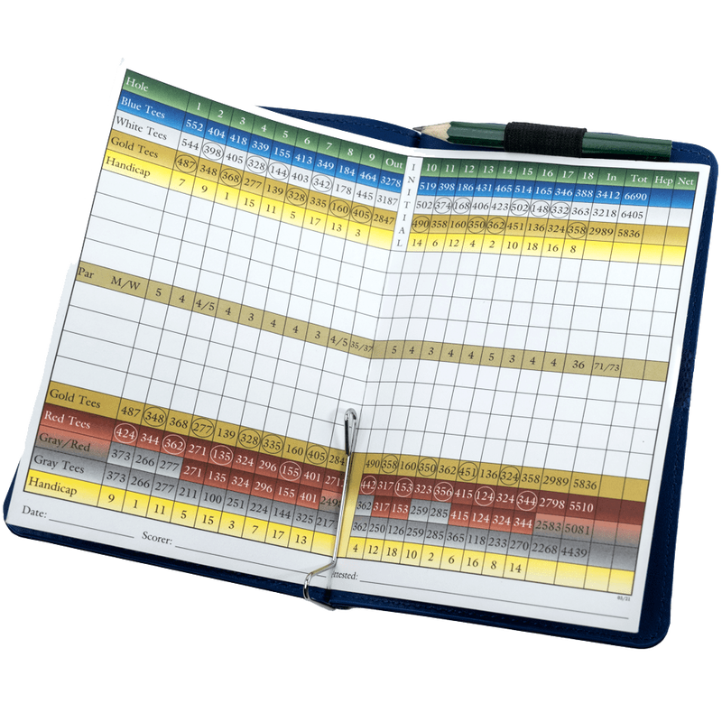 Bifold Leather Scorecard Holder - View 2
