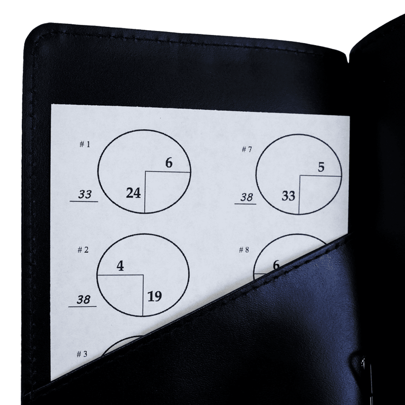 Bifold Leather Scorecard Holder - View 3