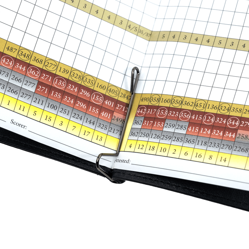 Bifold Leather Scorecard Holder - View 4