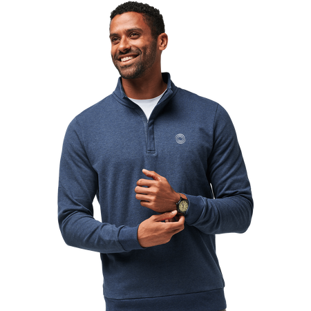 Cloud Quarter Zip 2.0 Odyssey Swirl by TravisMathew