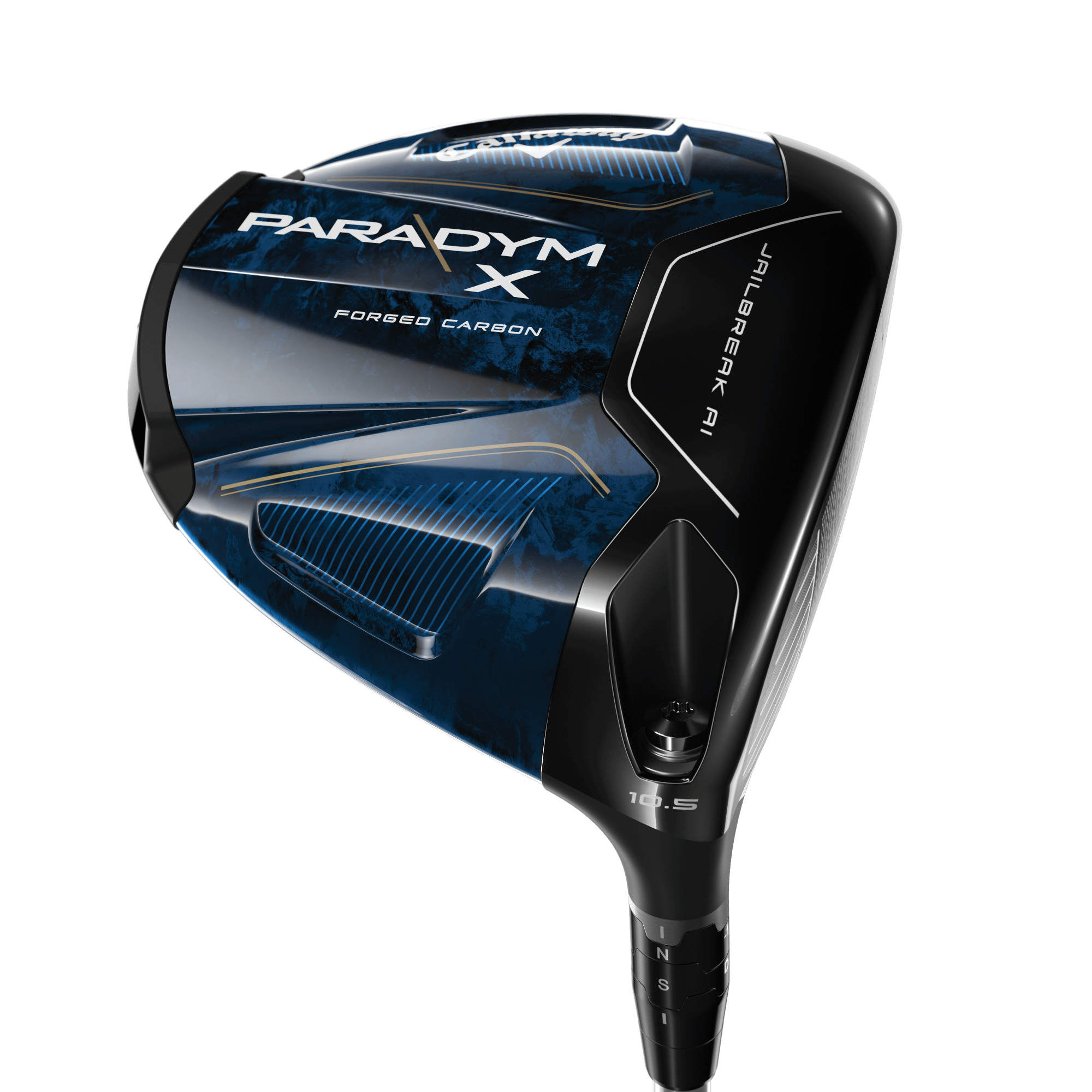 Driver Callaway Paradym X 10,5° - Main Gauche (LH) - Tête Seule, Homme (Occasion)