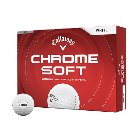 Chrome Soft Custom Logo Golf Balls