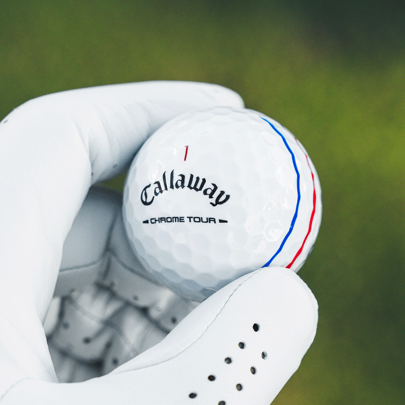 Chrome Tour Triple Track Custom Logo Golf Balls - View 2