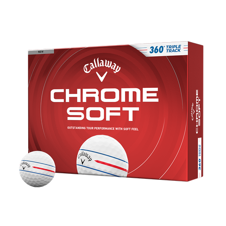 Chrome Soft 360 Triple Track Golf Balls