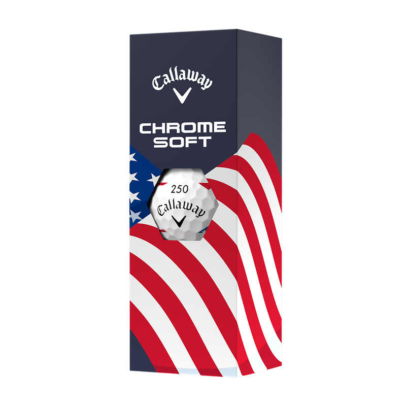 Chrome Soft USA Stripe Golf Balls - View 5