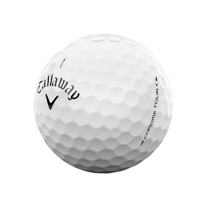 Chrome Tour X Custom Logo Golf Balls - View 3