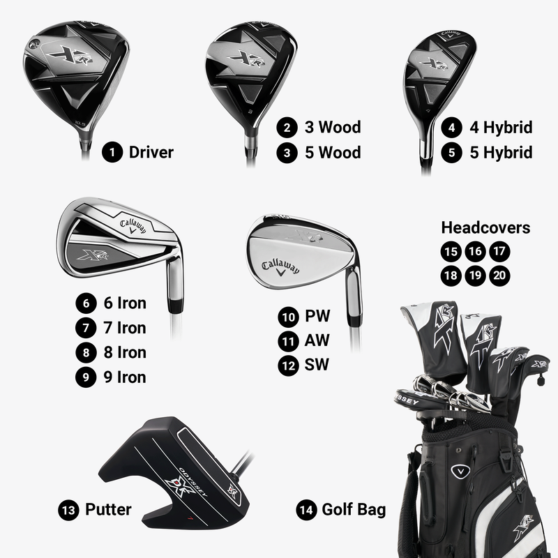 Men's XR 13-Piece Long Length Complete Set - View 4