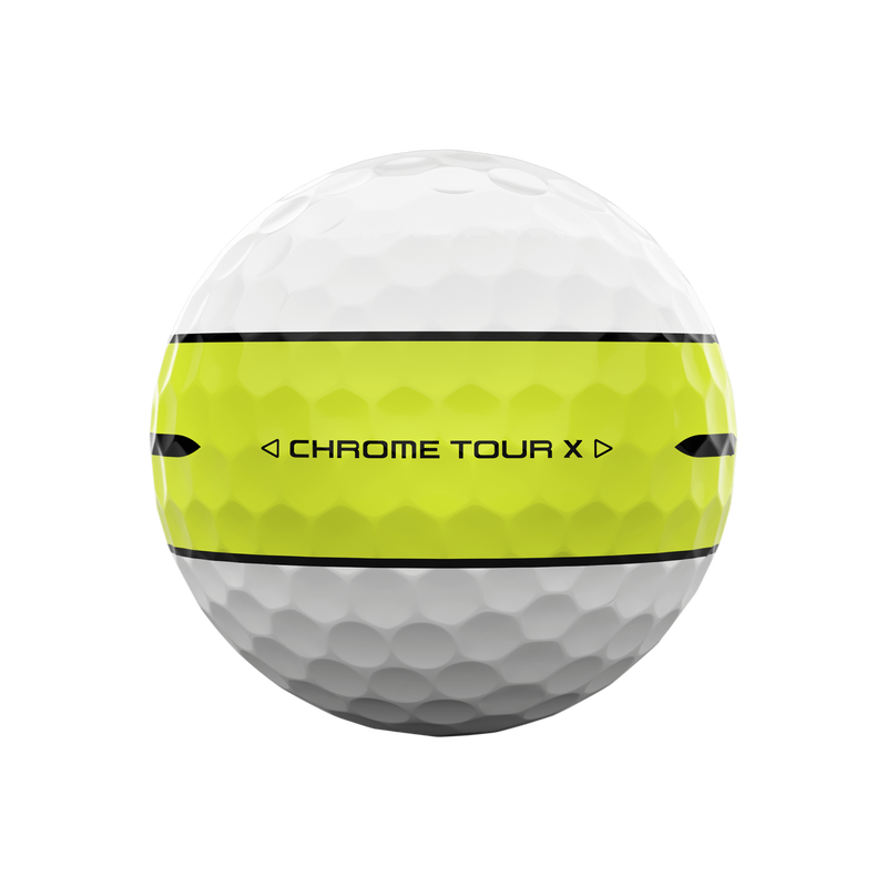 Chrome Tour X 360 Yellow Stripe '24 Golf Balls - View 4