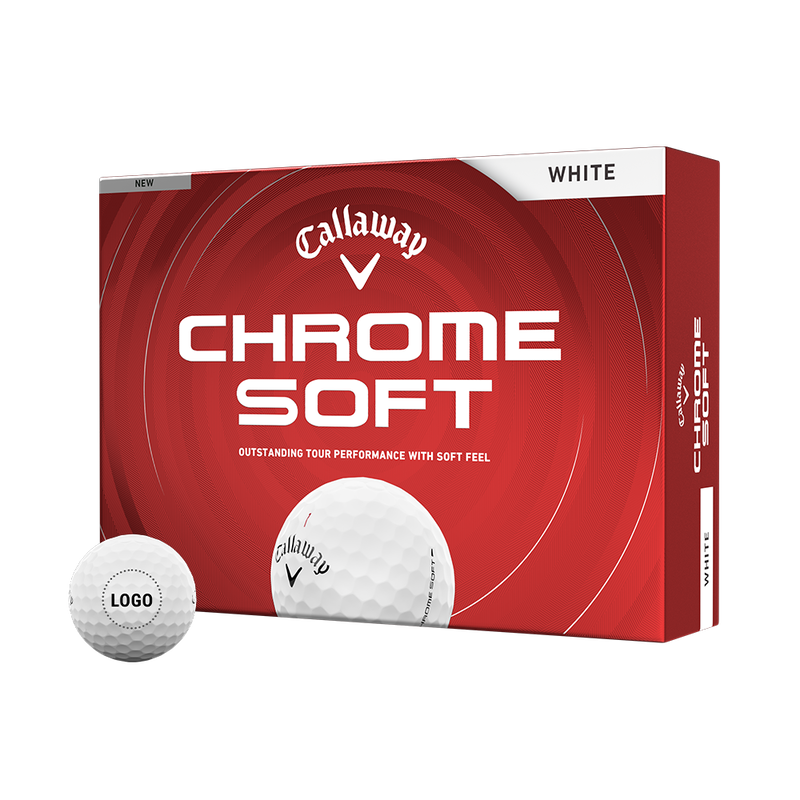 Chrome Soft Custom Logo Golf Balls - View 1