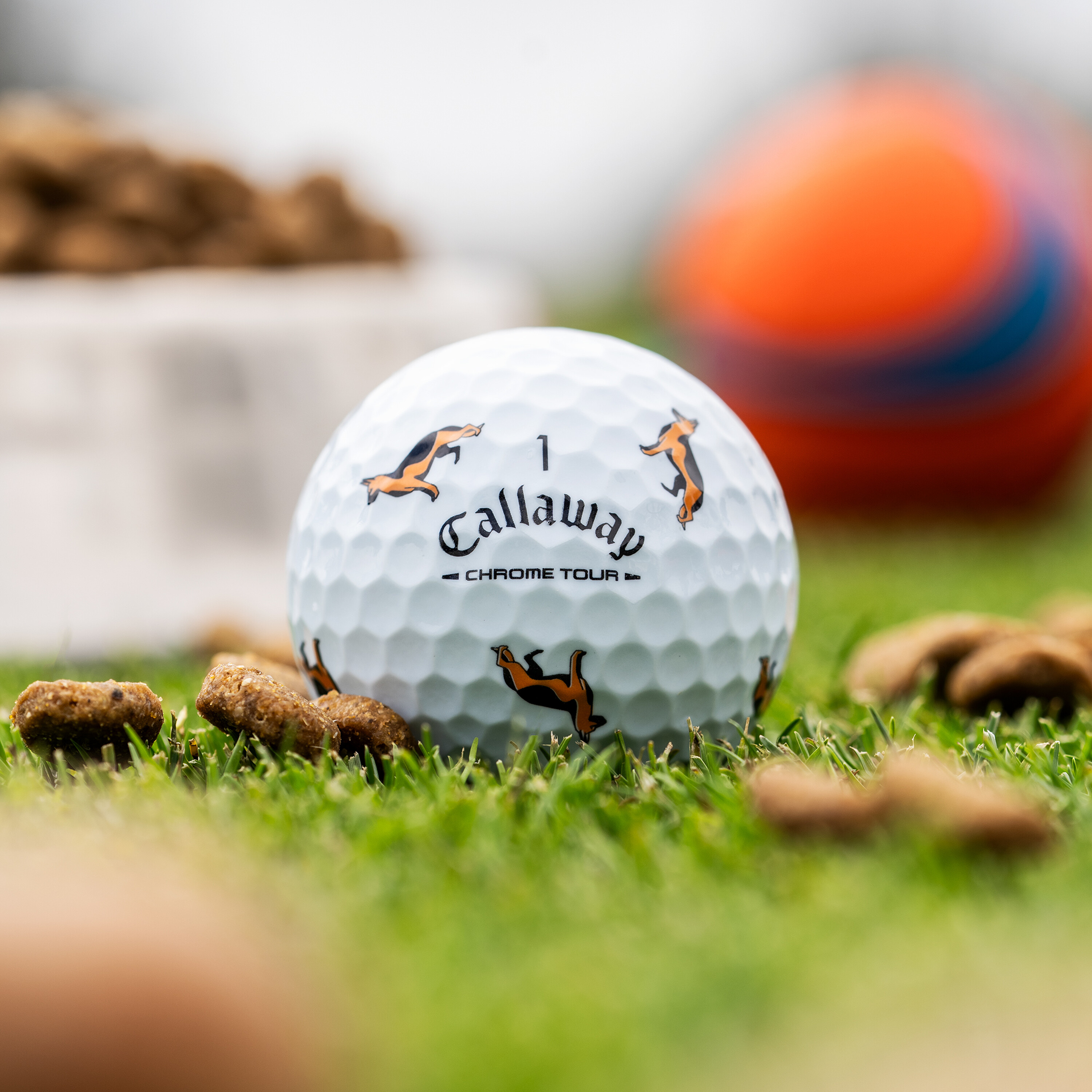 Chrome Tour German Shepherd Dog Golf Balls image 1