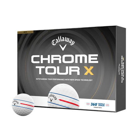 Chrome Tour X 360 Triple Track Golf Balls