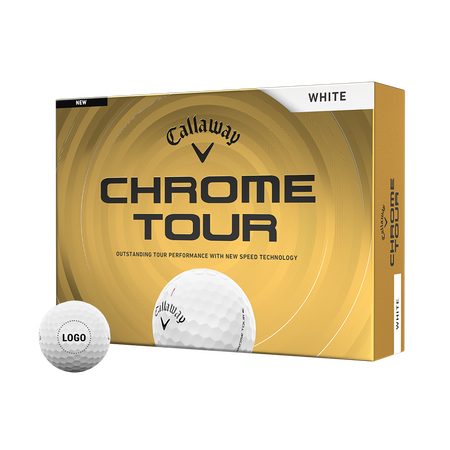 Chrome Tour Custom Logo Golf Balls