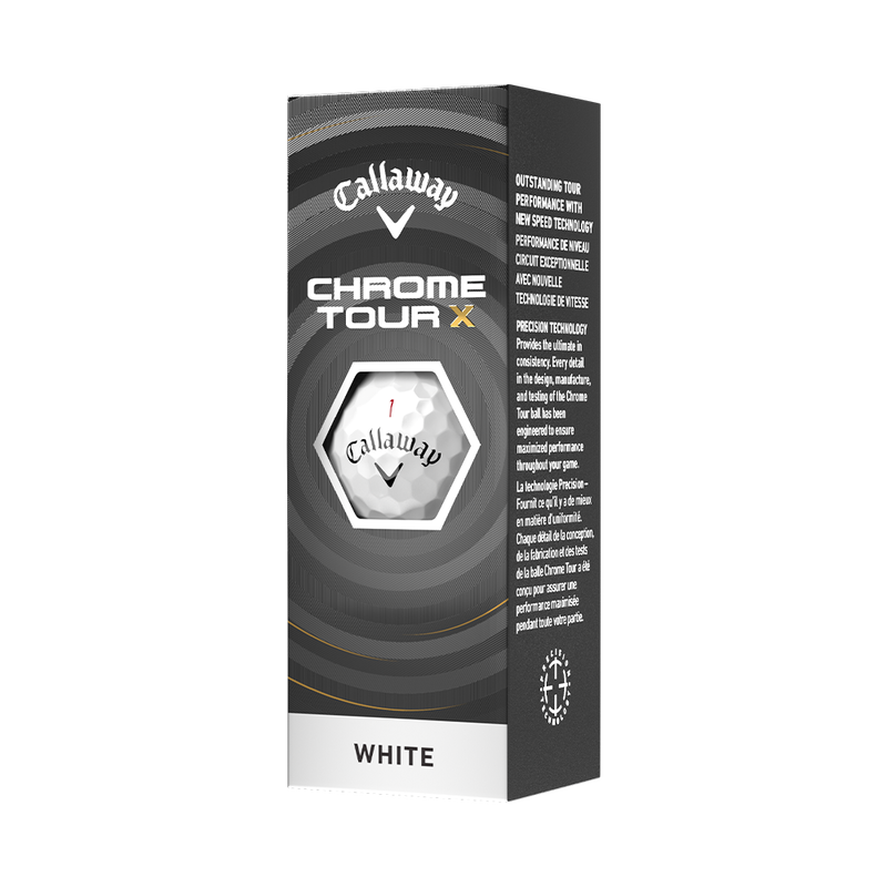 Chrome Tour X Custom Logo Golf Balls - View 6