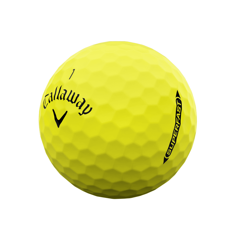 Superfast Bold Yellow 15-Pack Golf Balls - View 2