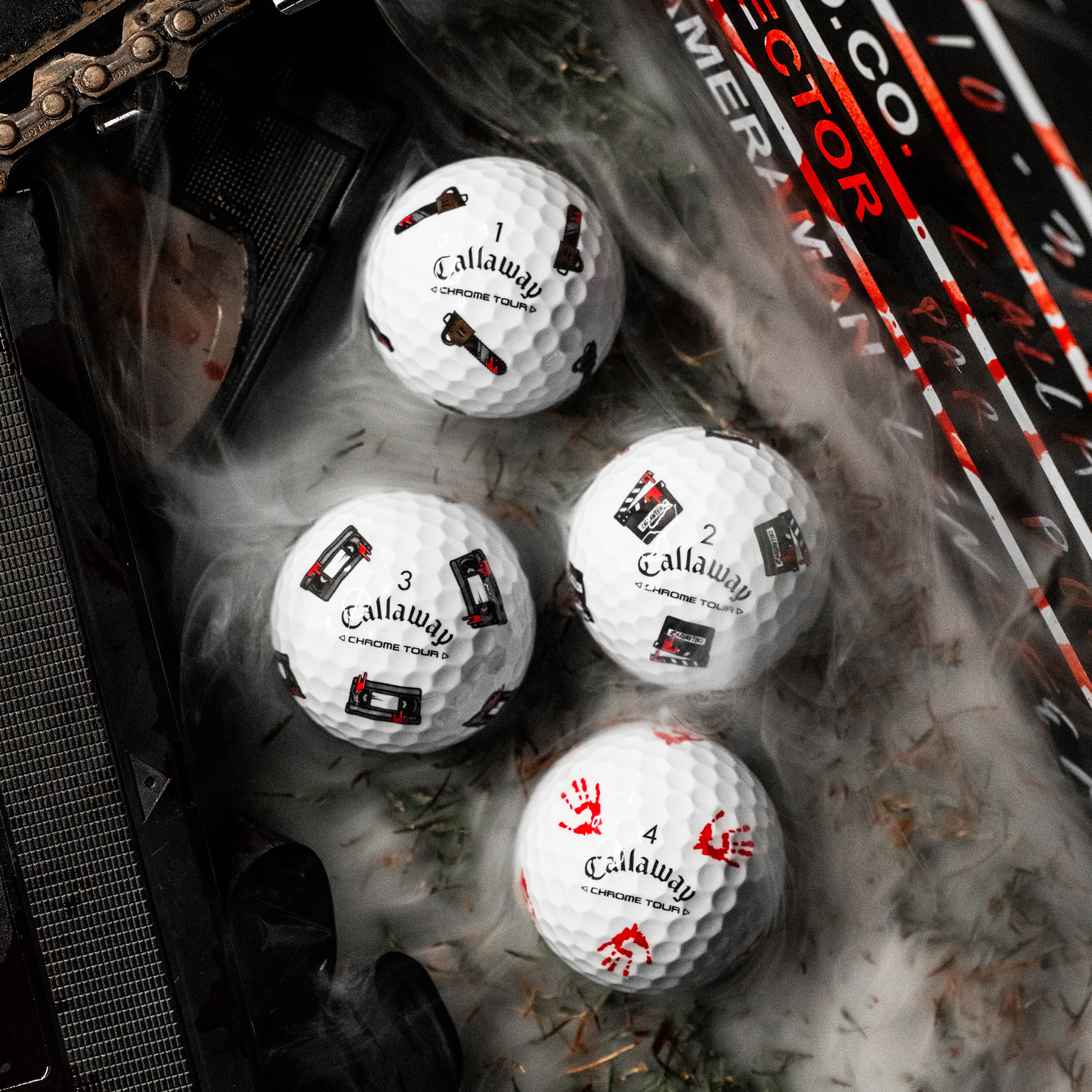 Chrome Tour Halloween Scary Movie Golf Balls image 2