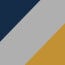Navy/Silver/Gold