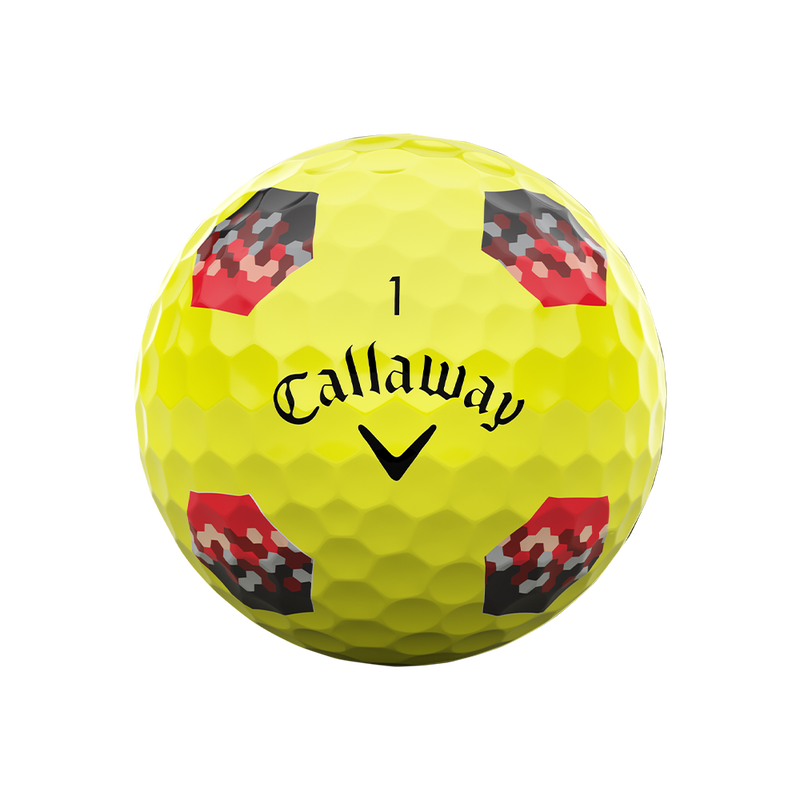 Chrome Tour X TruTrack Yellow Golf Balls - View 4