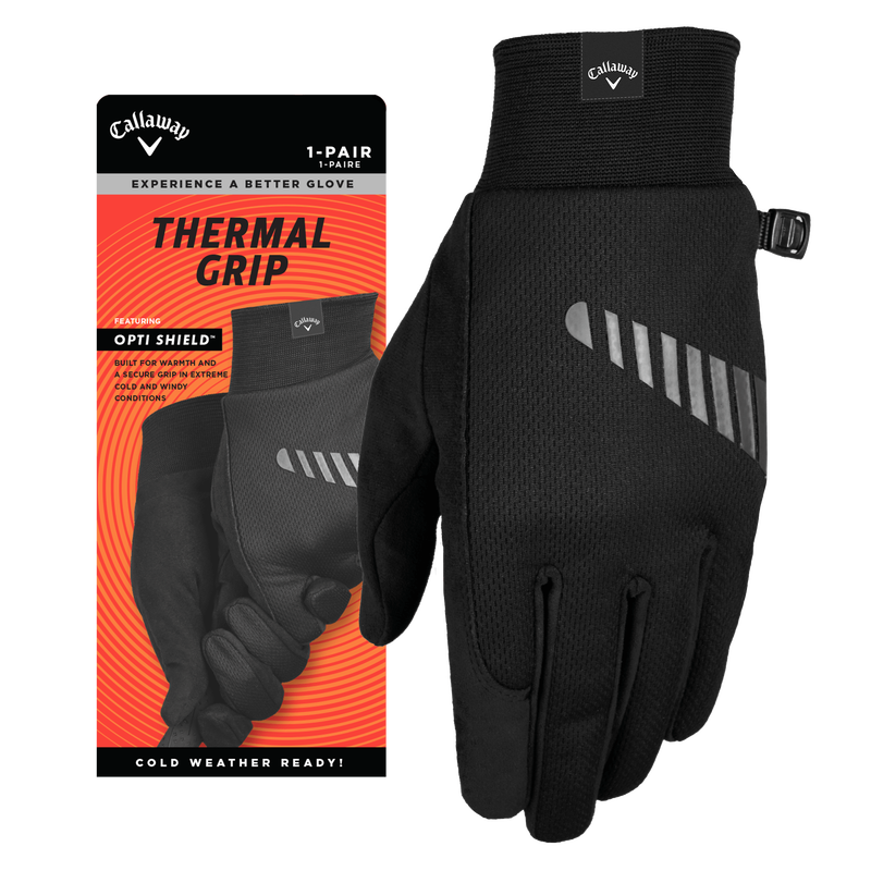 Thermal Grip Golf Gloves Pair - View 1