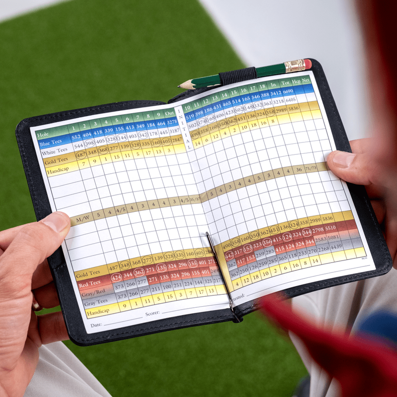 Bifold Leather Scorecard Holder - View 5